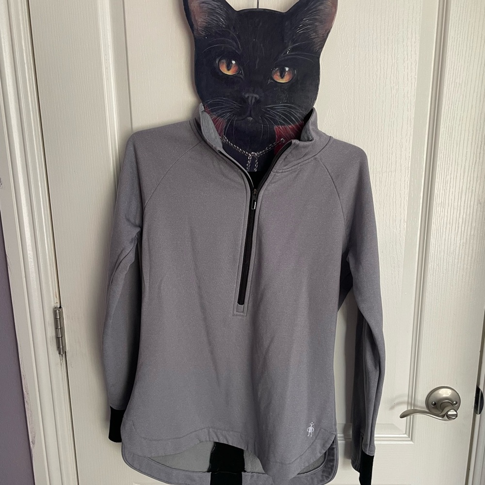 Smartwool Gray Quarter-Zip Pullover